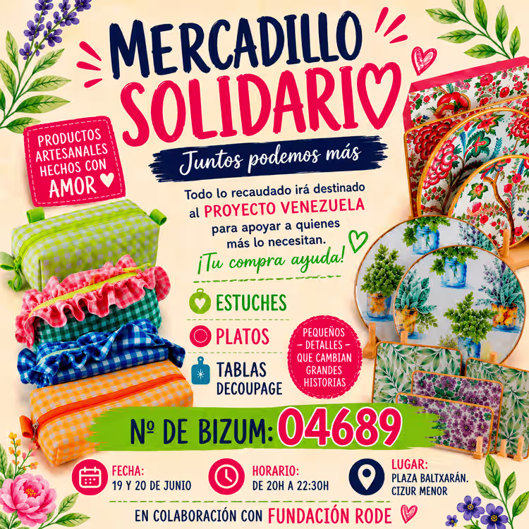 Fundación Rode - Mercadillo solidario